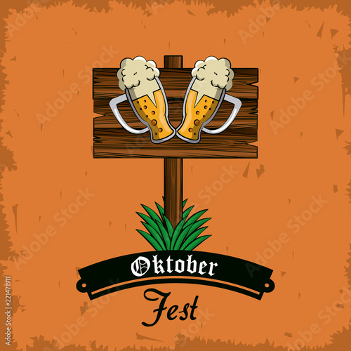 Oktober fest card