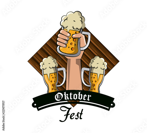 Oktober fest card