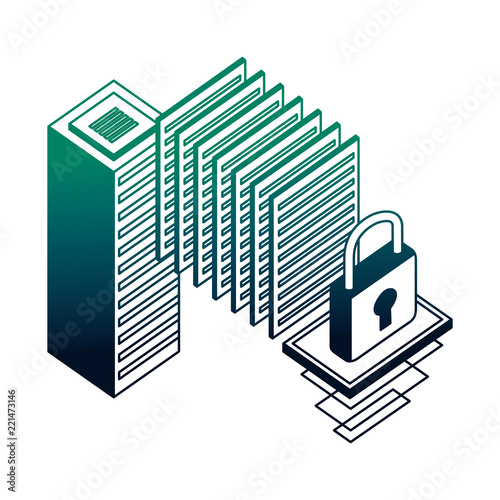 database server center security data network
