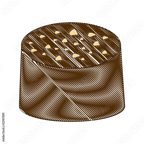 sweet candy chocolate bon bon stuffed