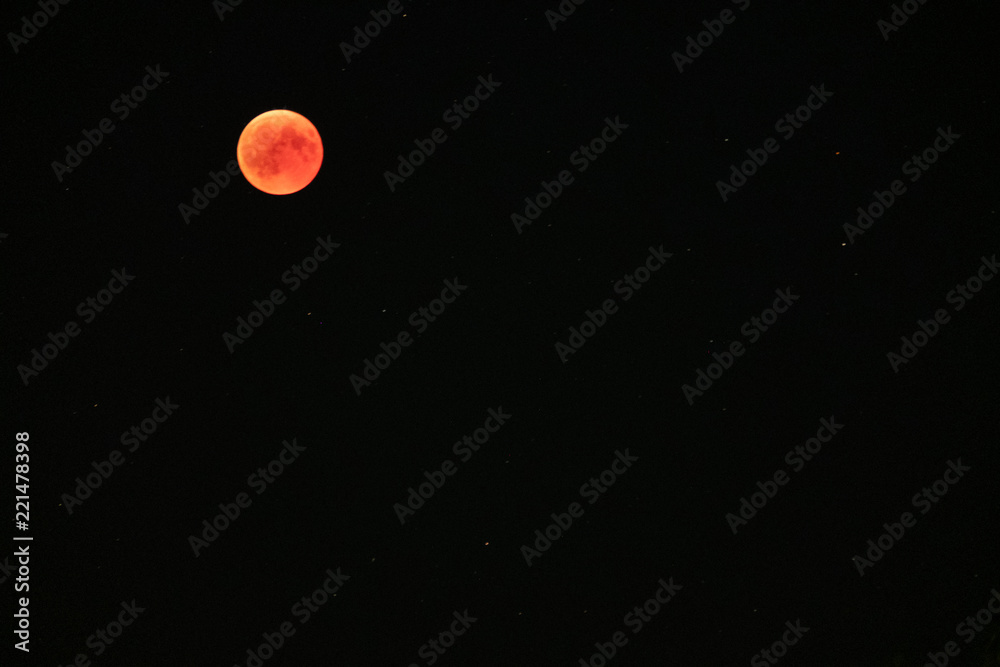 Vollmond bei totaler Mondfinsternis 2018 Vollmond bei totaler Mondfinsternis 2018