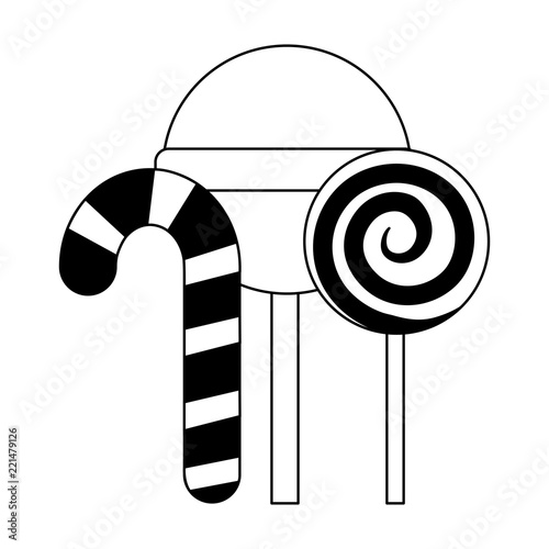 sweet candies isolated icon