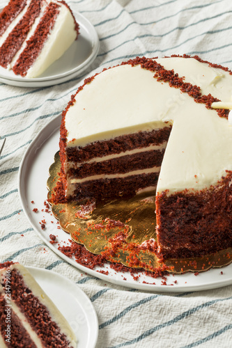 Homemade Sweet Red Velvet Cake