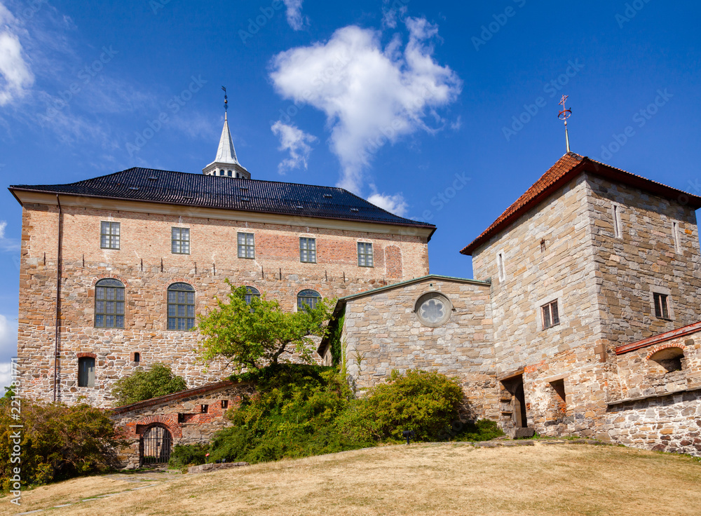 Akershus Castle and Fortress central Oslo Norway Scandanavia