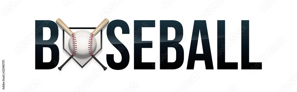 Baseball Word Art Illustration Baseball Word Art Illustration