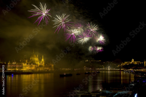 Feuerwerk in Budapest