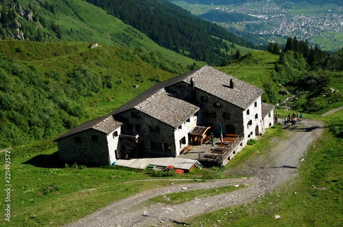 Berggasthaus Gaffia  alpine guest house on the Pizol above Sargans © elliottcb