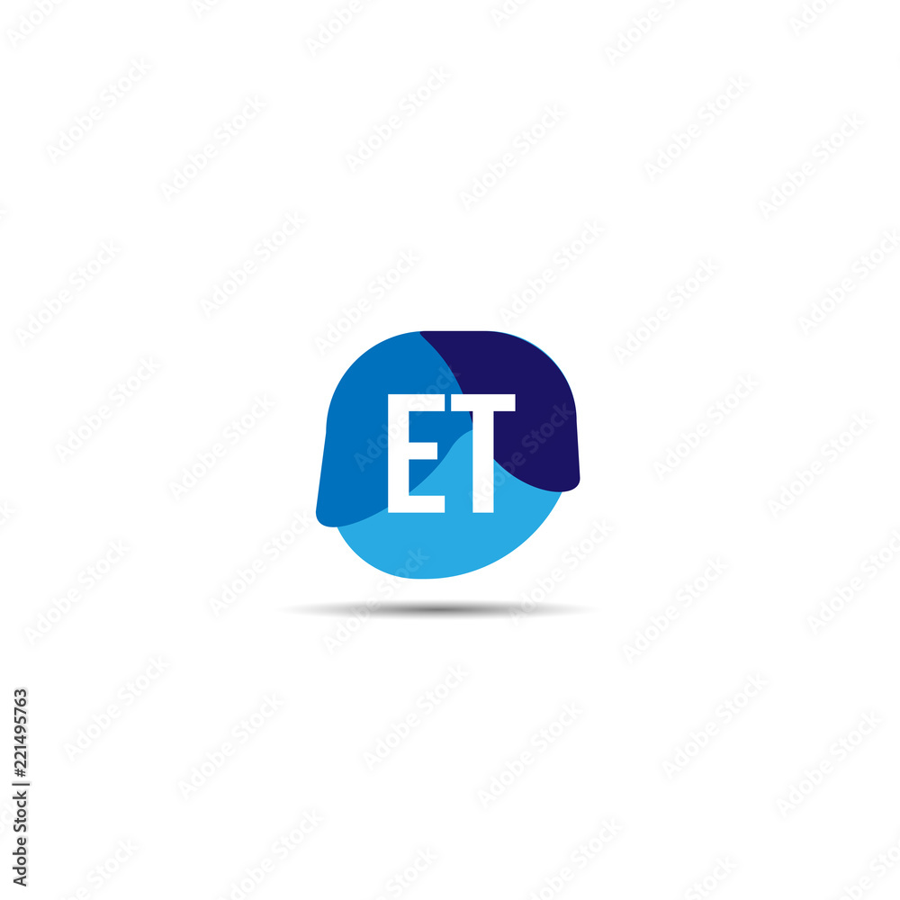 Initial Letter ET Logo Template Design Initial Letter ET Logo Template Design