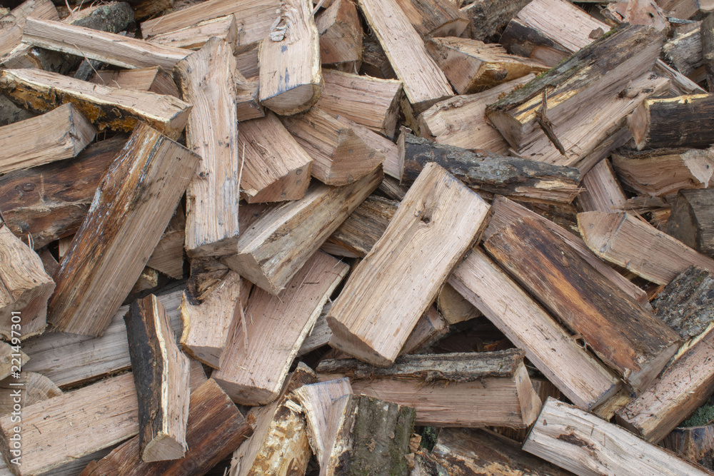 pile of firewood pile of firewood