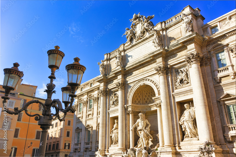 Fototapeta premium Trevi Fountain, Rome, Italy