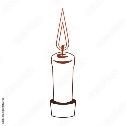 Spa aromatheraphy candle red lines