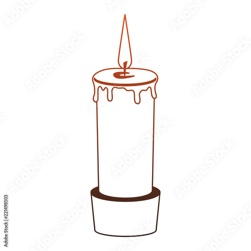 Spa aromatheraphy candle red lines