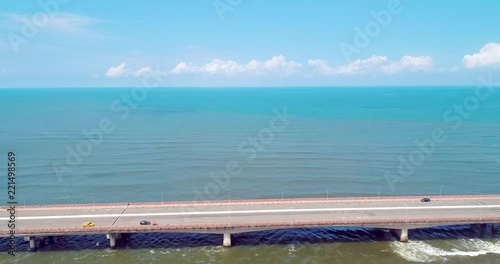 aerial shot of Sihcao Bridge photo