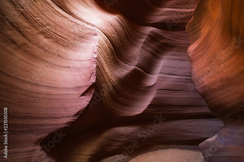 Beautiful colorful textured pattern, Antelope Canyon, page, Arizona