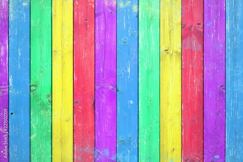 colorful wooden table background, texture