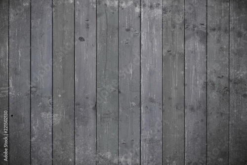 Gray wooden table background, texture photo