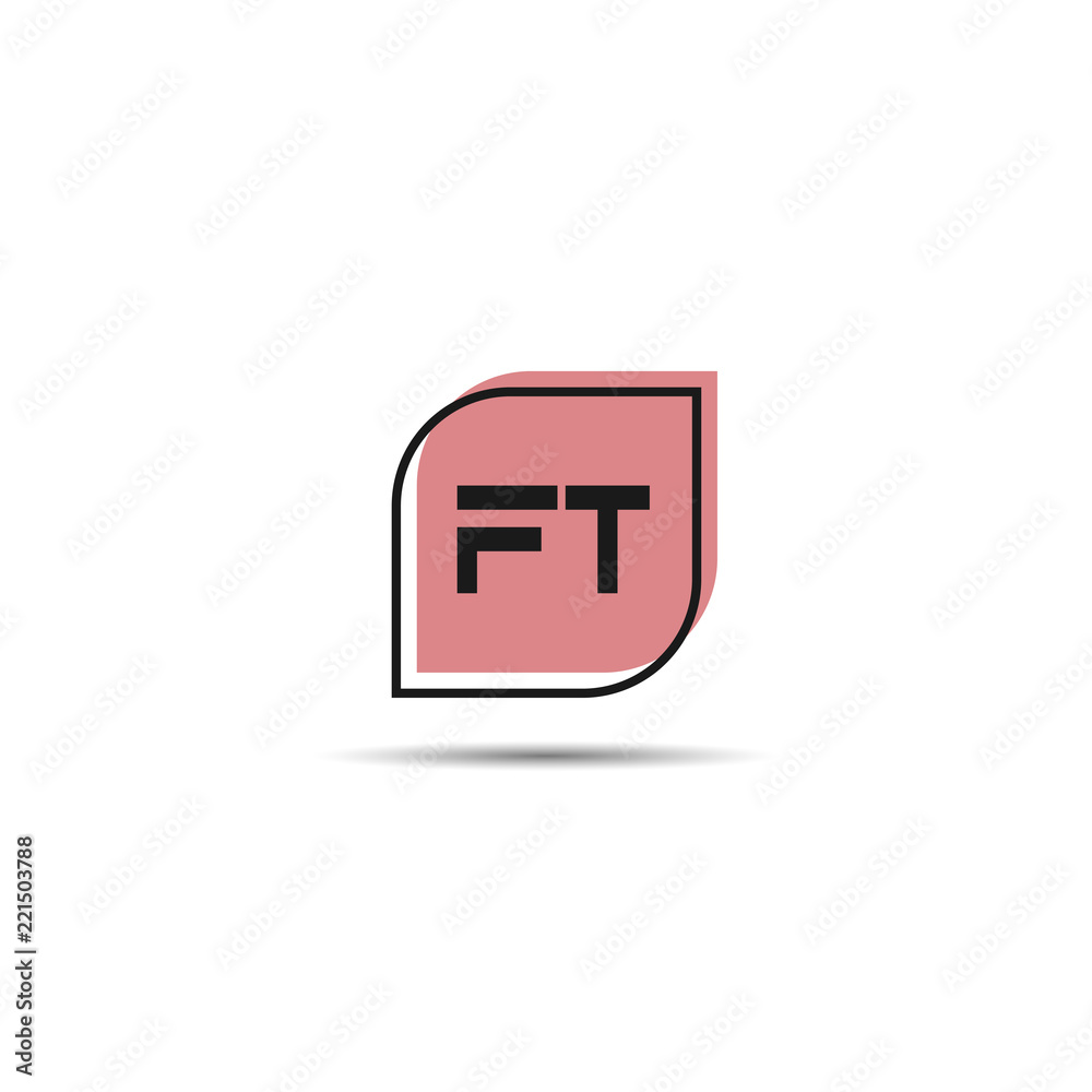 Initial Letter FT Logo Template Design Initial Letter FT Logo Template Design