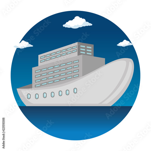 cruice ship travel icon