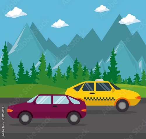 taxi transport public icon
