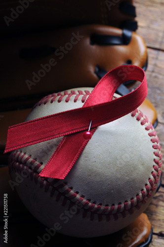 World AIDS Day Всемирный день борьбы со СПИДом sport ft81070238 יום האיידס העולמי Wereldaidsdag روز جهانی ایدز Giornata mondiale contro l'AIDS Día Mundial de la Lucha contra el Sida baseball   photo
