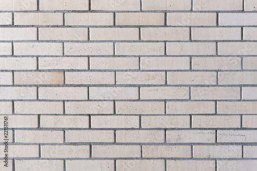detail of a white brick wall