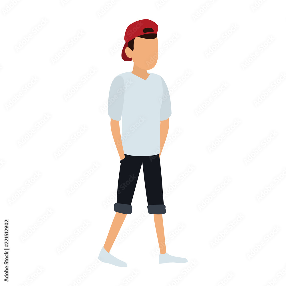 Young man faceless avatar Young man faceless avatar