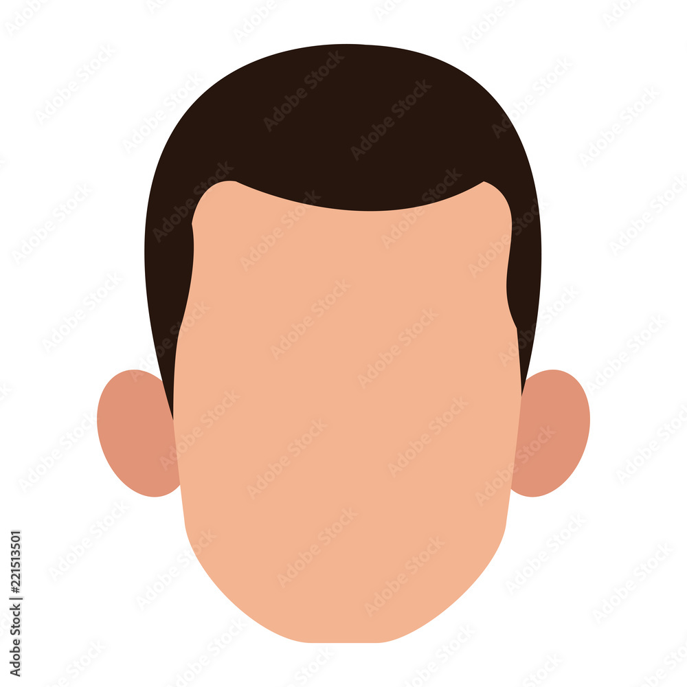 Man faceless head Man faceless head