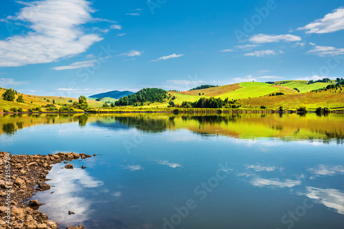 The River Small Kaim. Mountain Altai