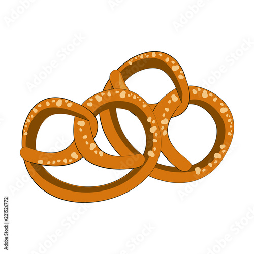 Pretzel german snack