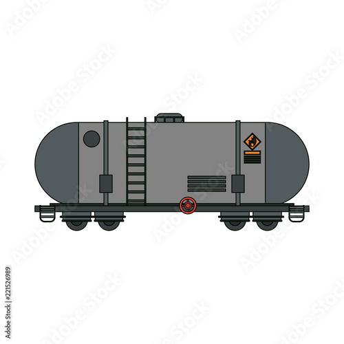 Oil tank with wheels