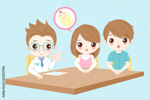 couple with infertility concept