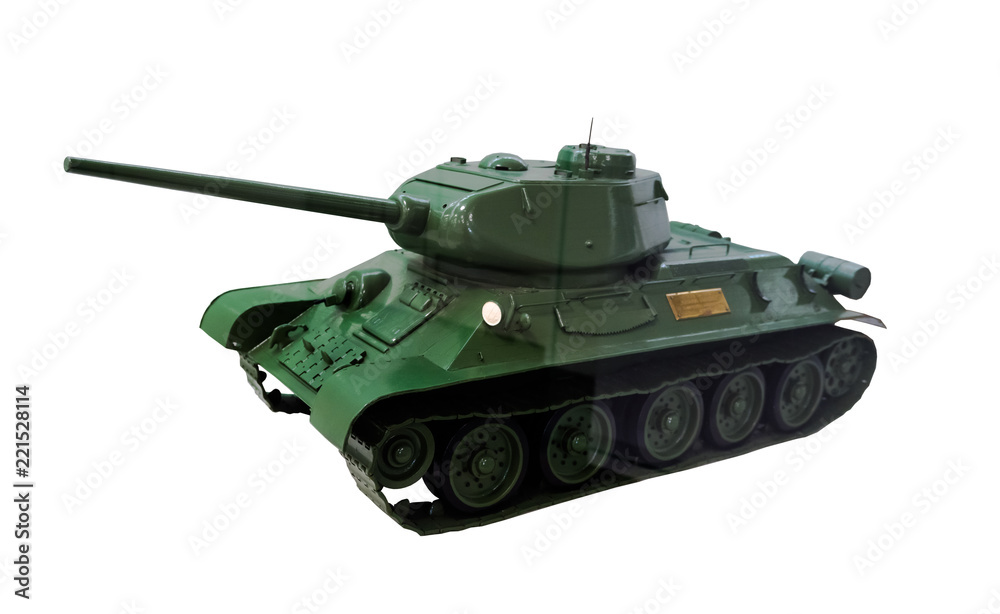 T-34 tank model, isolate