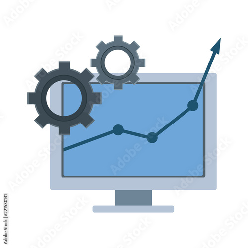 Statistics growing on computer