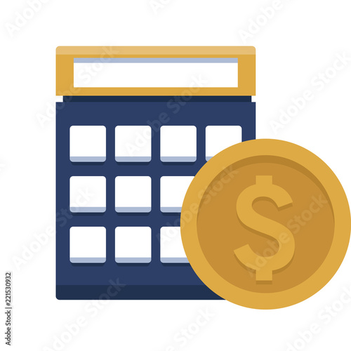 Calculator and coin