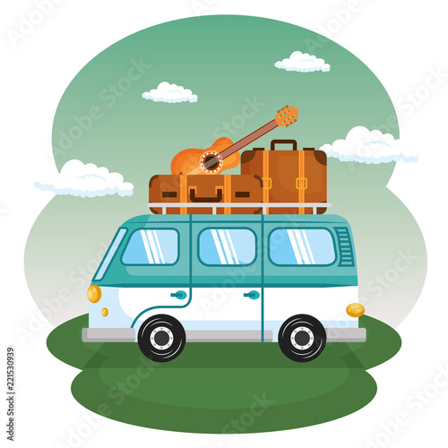 van hippie culture style
