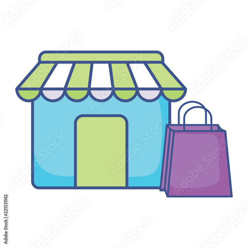 store and shopping bag