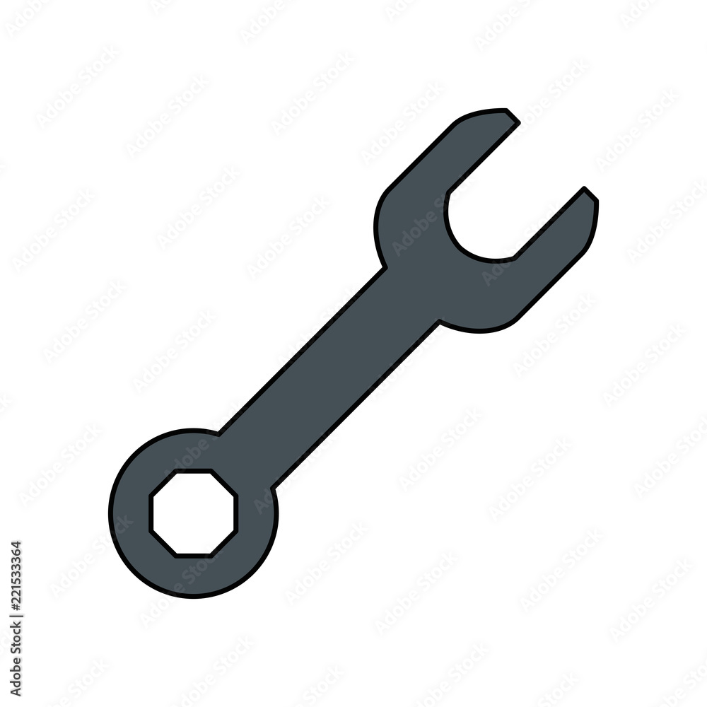 wrench tool isolated icon wrench tool isolated icon