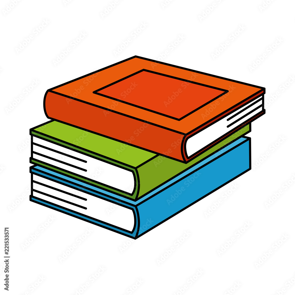 pile text books isolated icon pile text books isolated icon