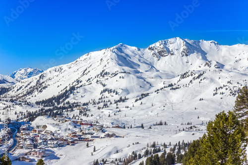 Ski resort in Austria  Obertauern