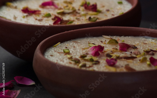 Kheer with Rose 