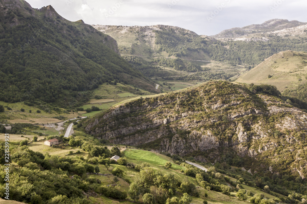 Natural Park of Somiedo in the mountains of Asturias, Spain