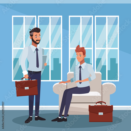 Business coworkers at office