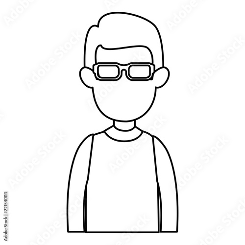 young man avatar character