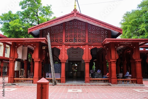 Shree siddhivinayak Ganesh temple at Sarasbaug, Pune. photo