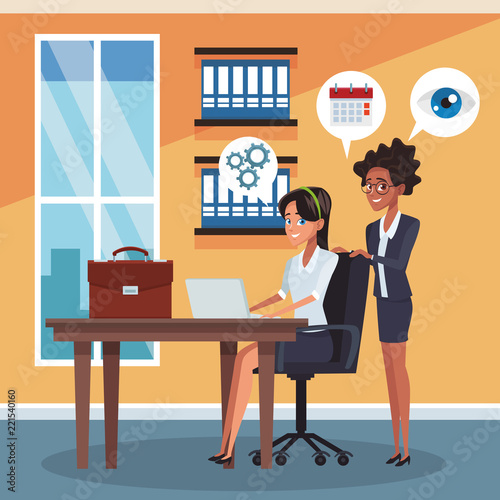Business coworkers at office