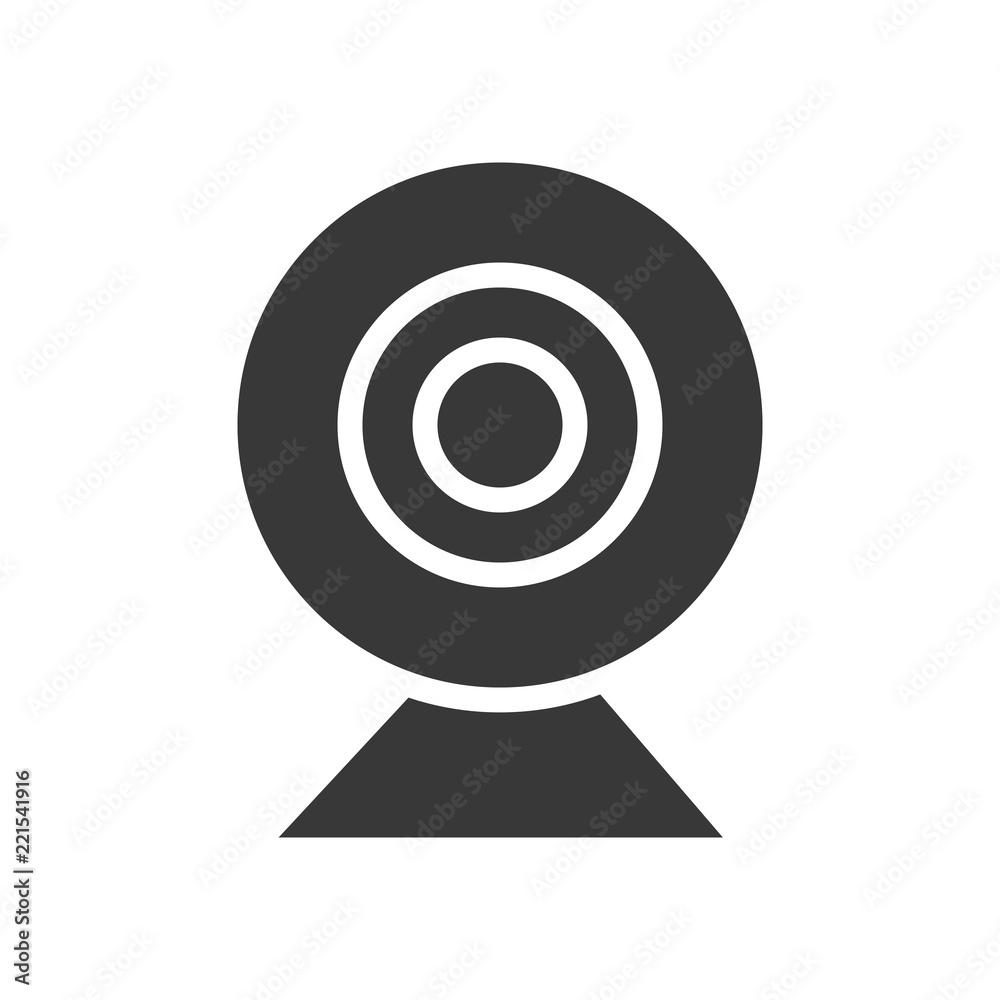 web camera icon, Pictogram pixel perfect web camera icon, Pictogram pixel perfect