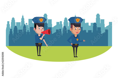 Cops in the city