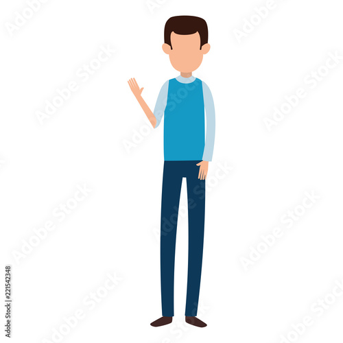 young man avatar character