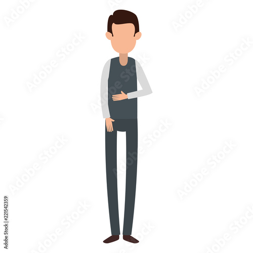 young man avatar character