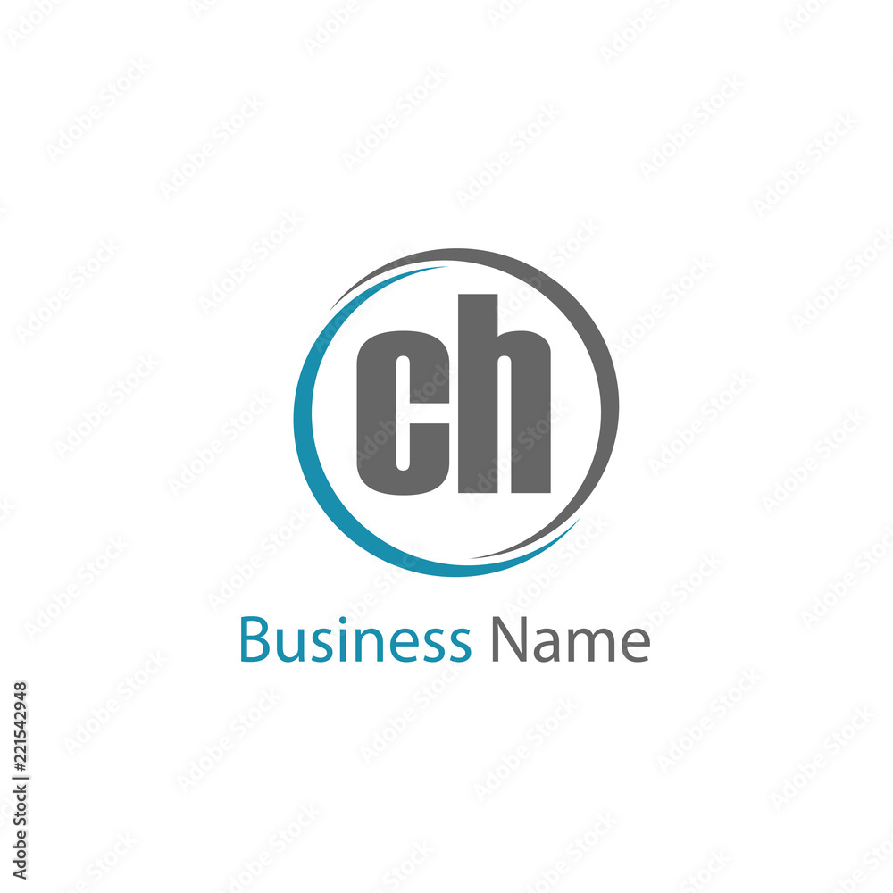 Initial Letter CH Logo Template Design Initial Letter CH Logo Template Design